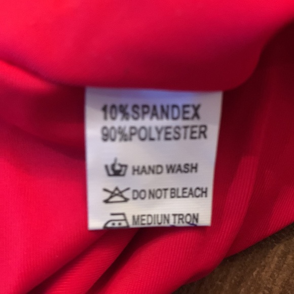 SUPER SEXY and soft red bodysuit perfect by itself or under jeans or pants - Picture 3 of 3